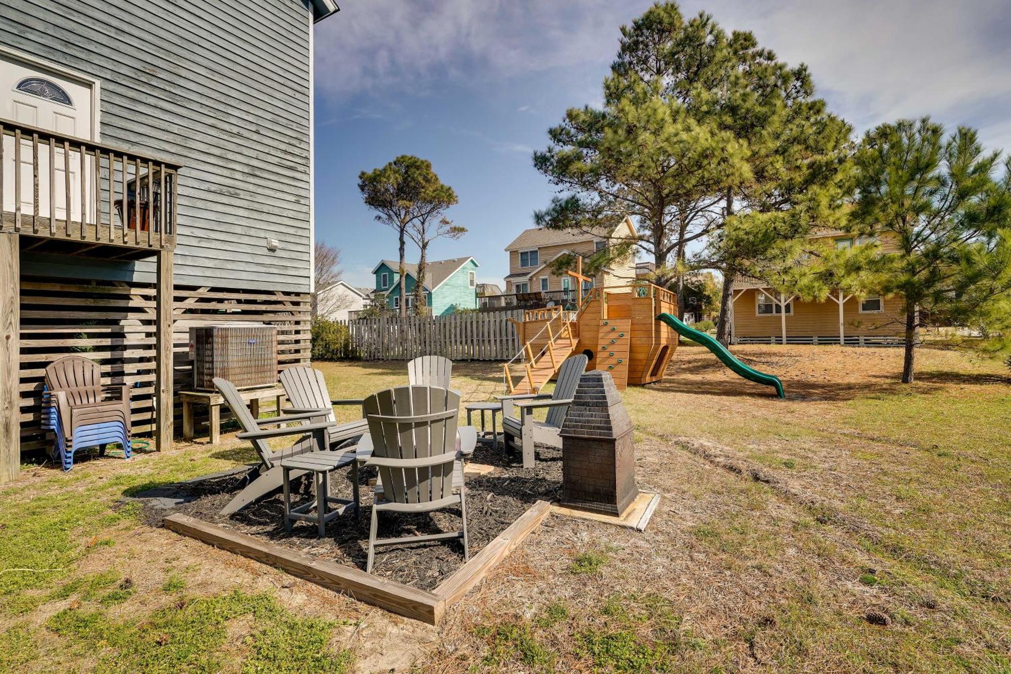 Dunn Dreamin Hot Tub, Pirate Fort, And Fire Pit! Nags Head Exterior photo